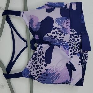 Under Armour Breathelux Sports Bra High Support Racerback Fitted Womens M